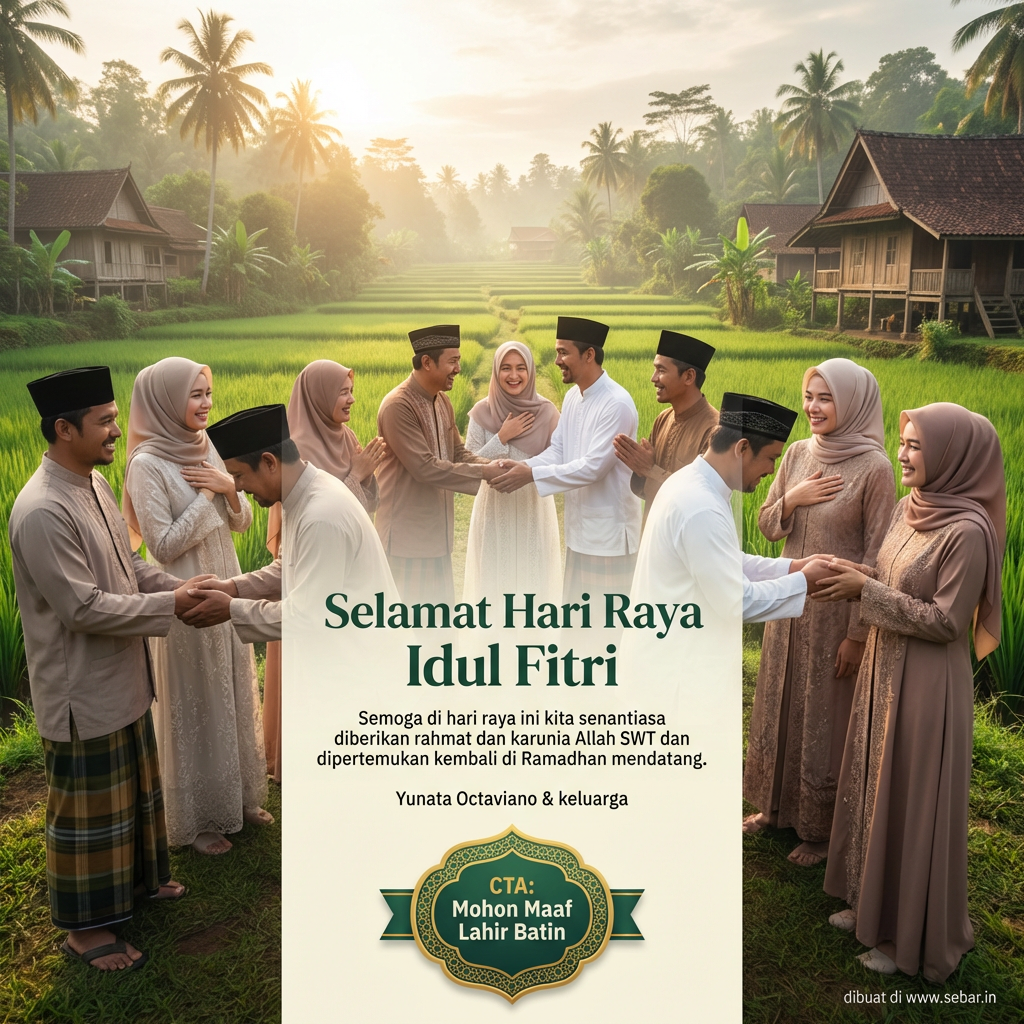 Merayakan raya idul fitri